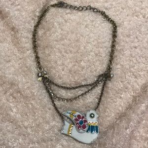 Betsey Johnson Vintage Bird Necklace